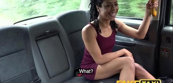  Fake Taxi Fast fucking and creampie for peachy ass ebony babe Kira Noir